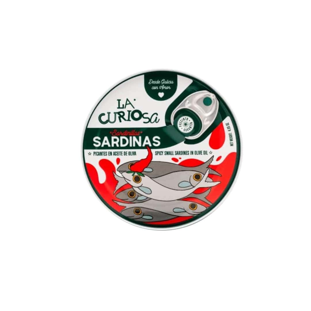Small Sardines in Spicy Olive Oil by La Curiosa – Ibérico Taste