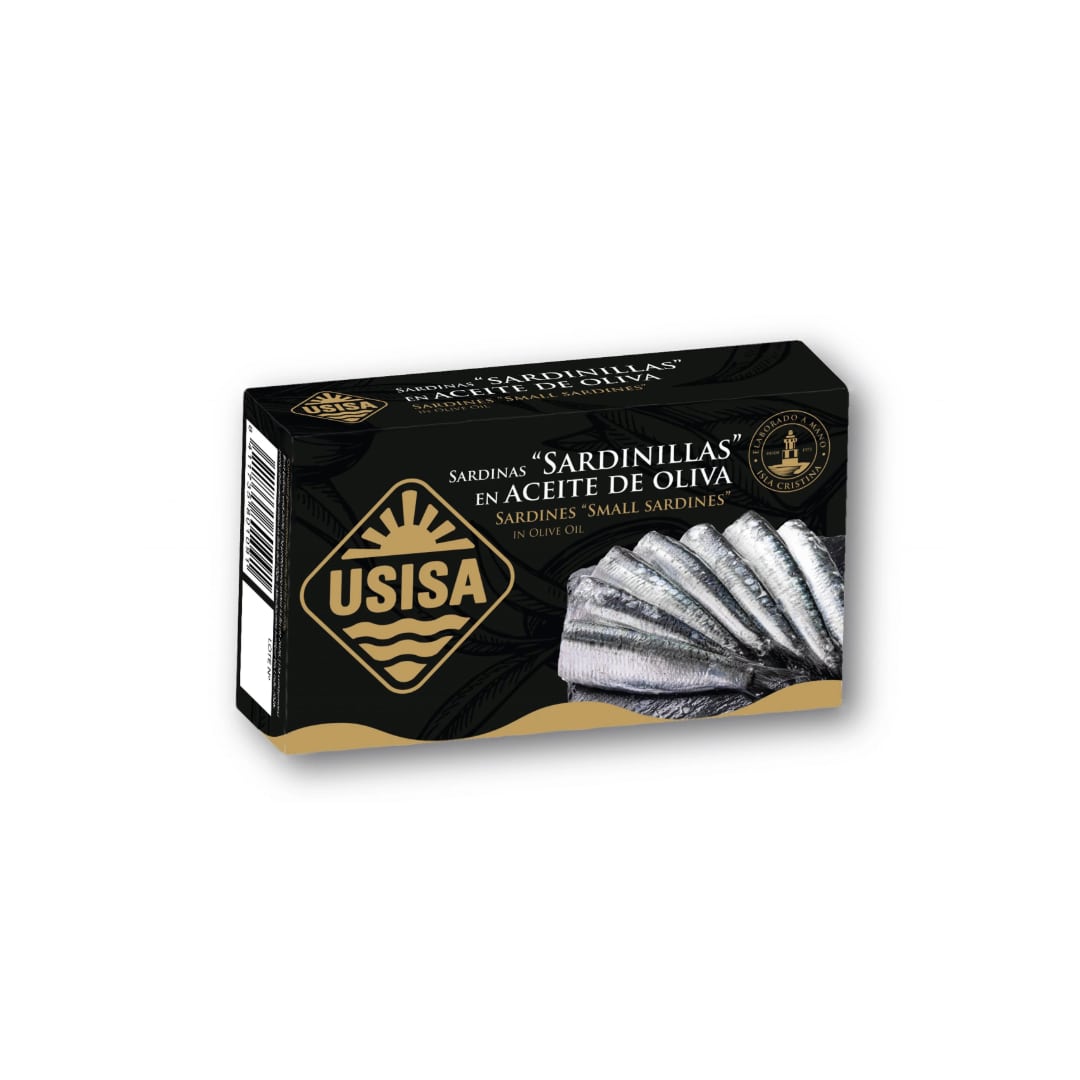 Buy Small Sardines in Olive Oil by USISA – Ibérico Taste
