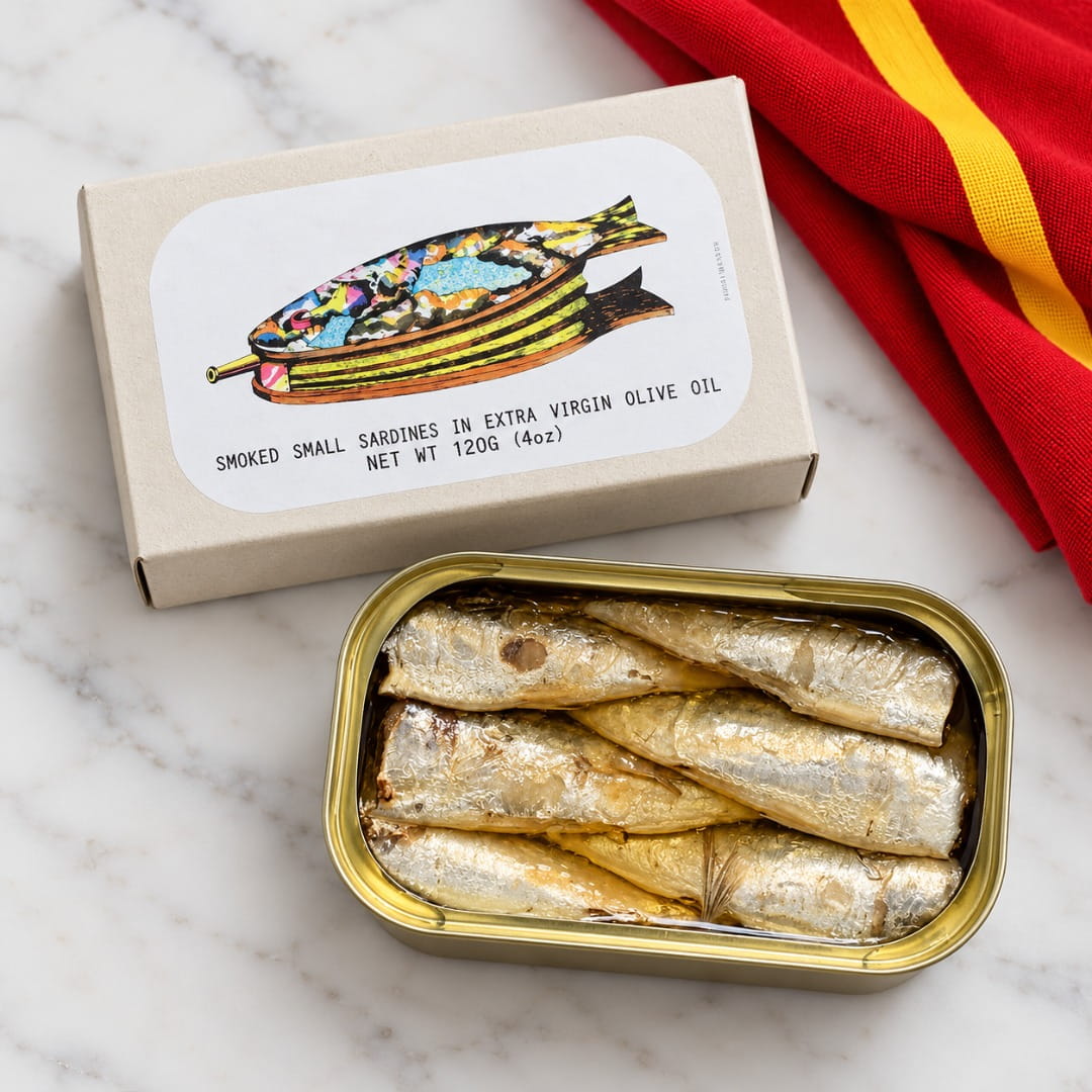 Sardinillas Ahumadas en AOVE Jose Gourmet