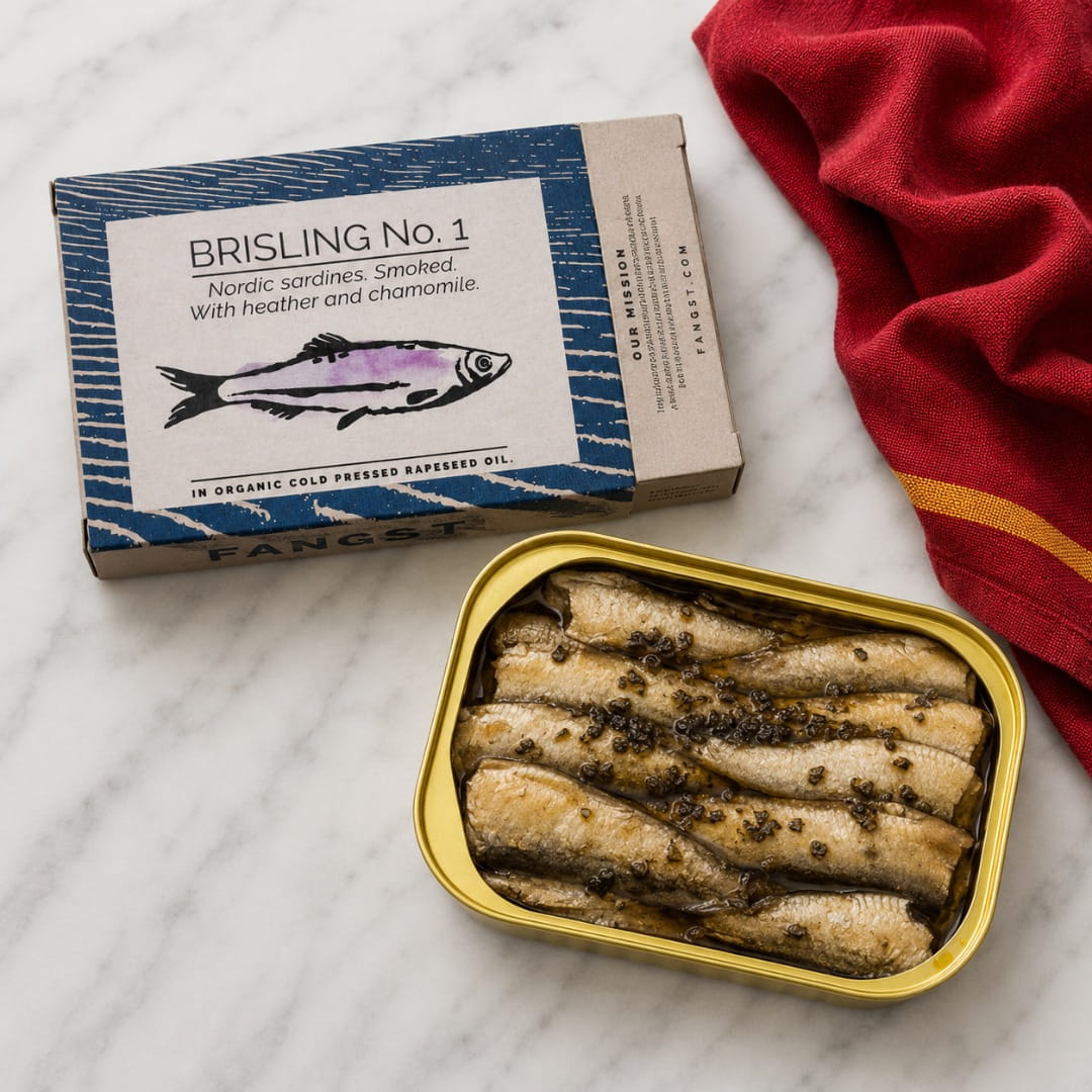 Smoked Sardine with Heather & Chamomile by Fangst