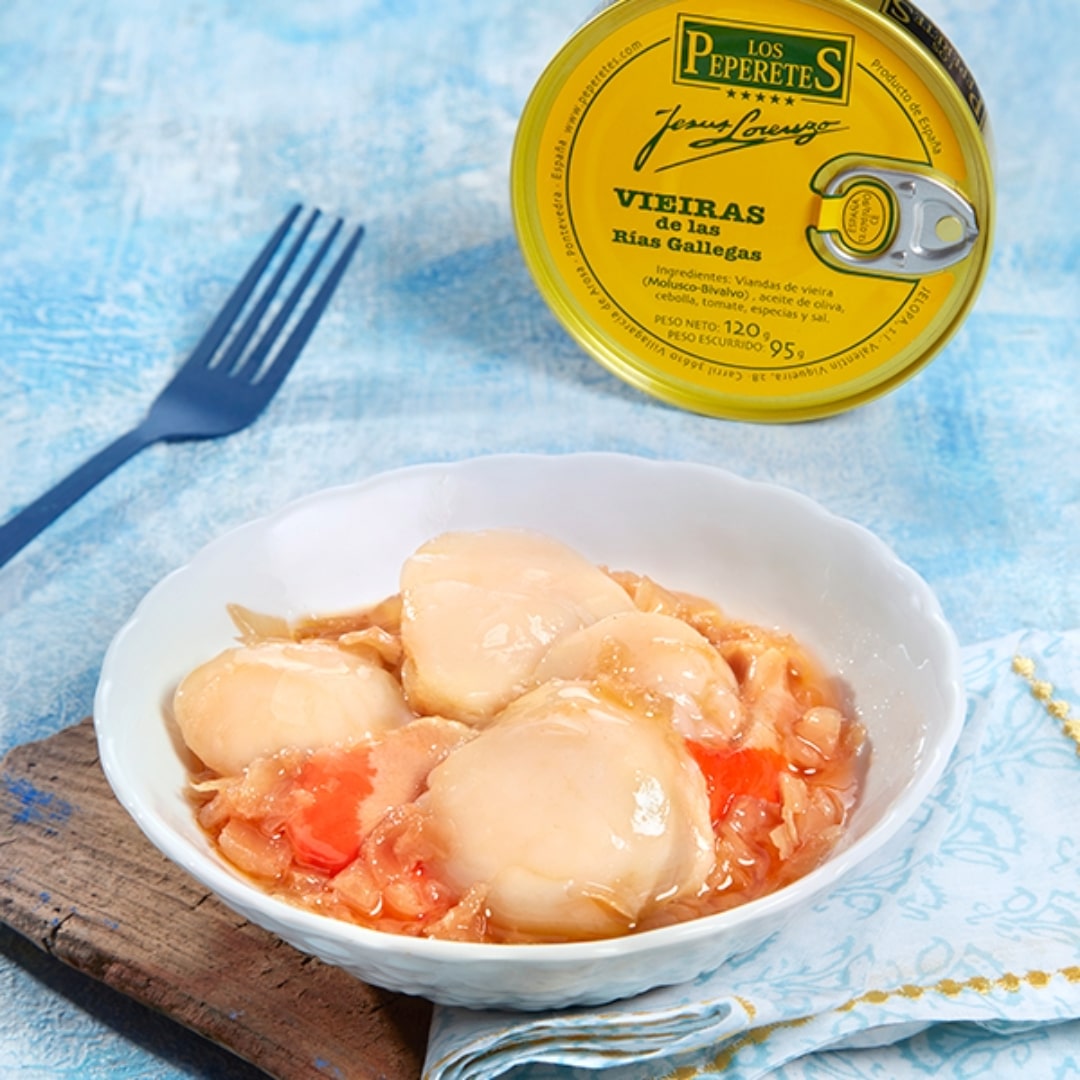 Galician-Style Vieiras Scallops by Los Peperetes Los Peperetes